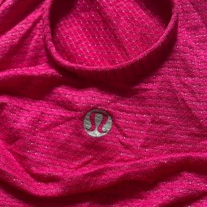 Pink cropped tank top - lululemon - XS